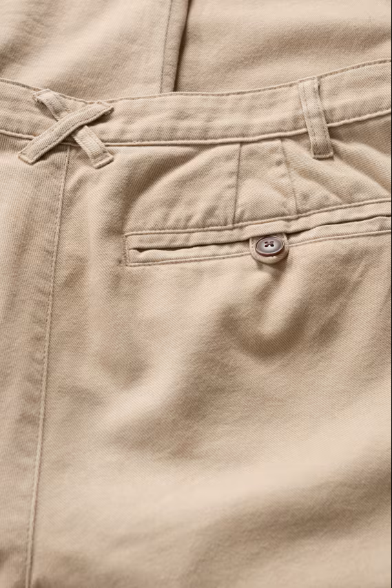 Seasalt Cornwall - Men's ‘Countryman’ Twill Tapered Trousers - Silt