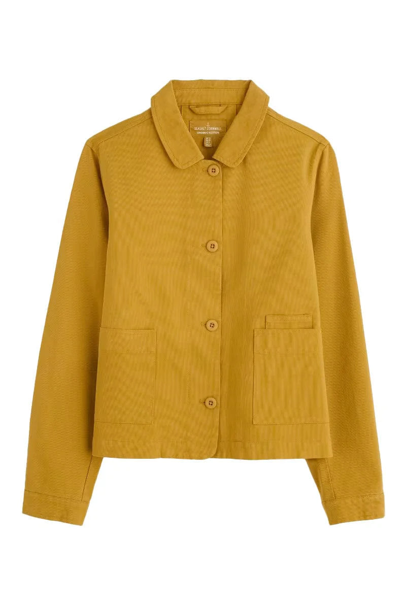 Seasalt Cornwall - ‘Coombe’ Lane Cotton Jacket - Chamomile