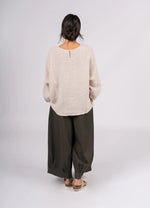 Montaigne ‘Toulouse’ Linen Long Sleeve Top - Various Colours