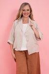 Donna Donna ‘Katie’ Throw Over Top Blazer - Various Colours