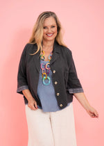 Donna Donna ‘Katie’ Throw Over Top Blazer - Various Colours