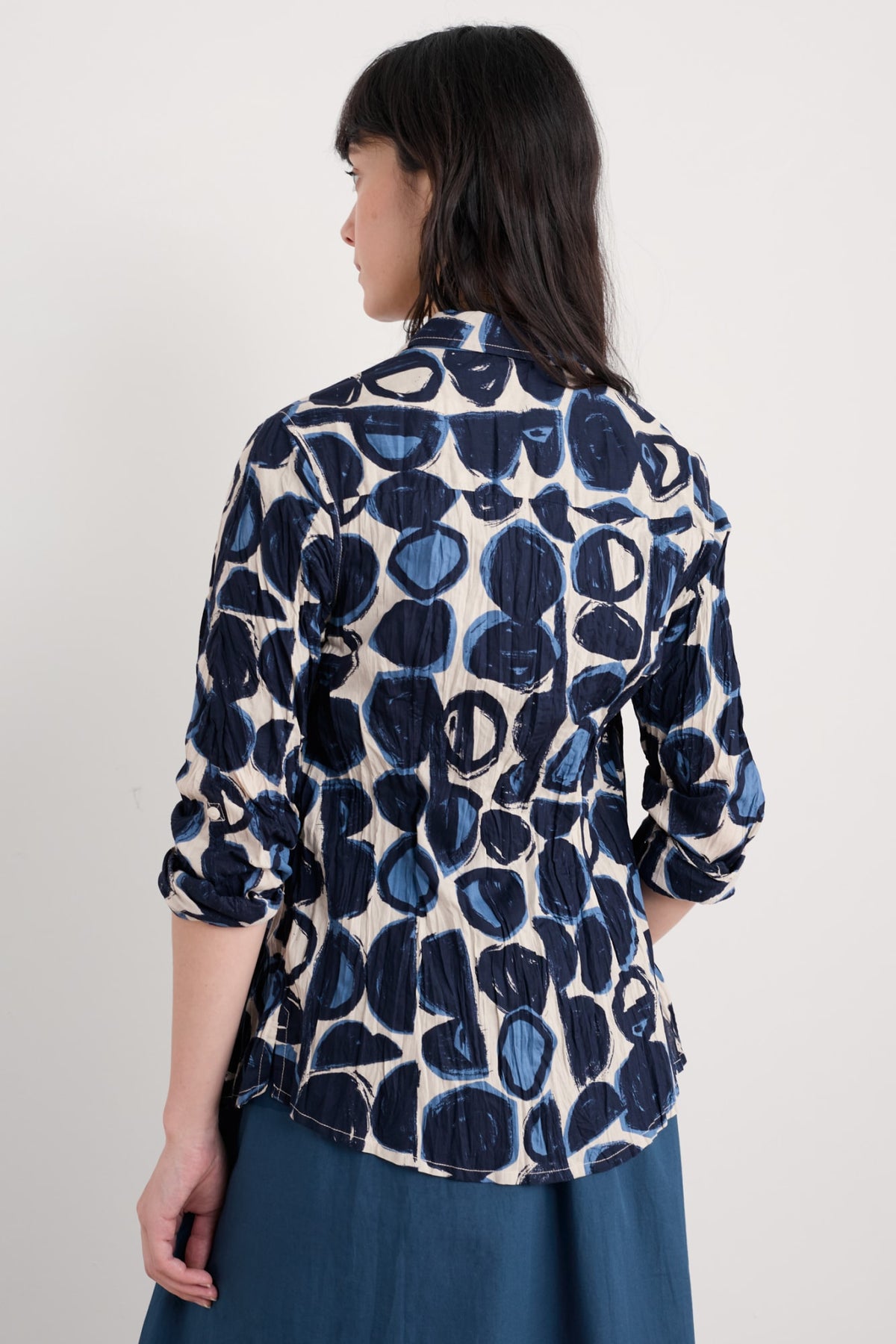 Seasalt Cornwall - ‘Larissa’ Shirt - Pebble Monoprint Aran