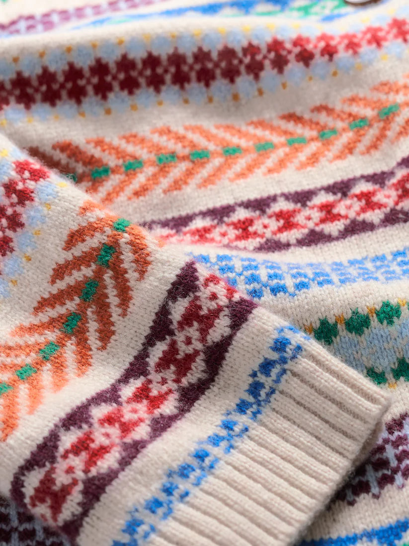 Seasalt Cornwall - ‘Percella Cove’ Cardigan - Knit Abstraction Multi