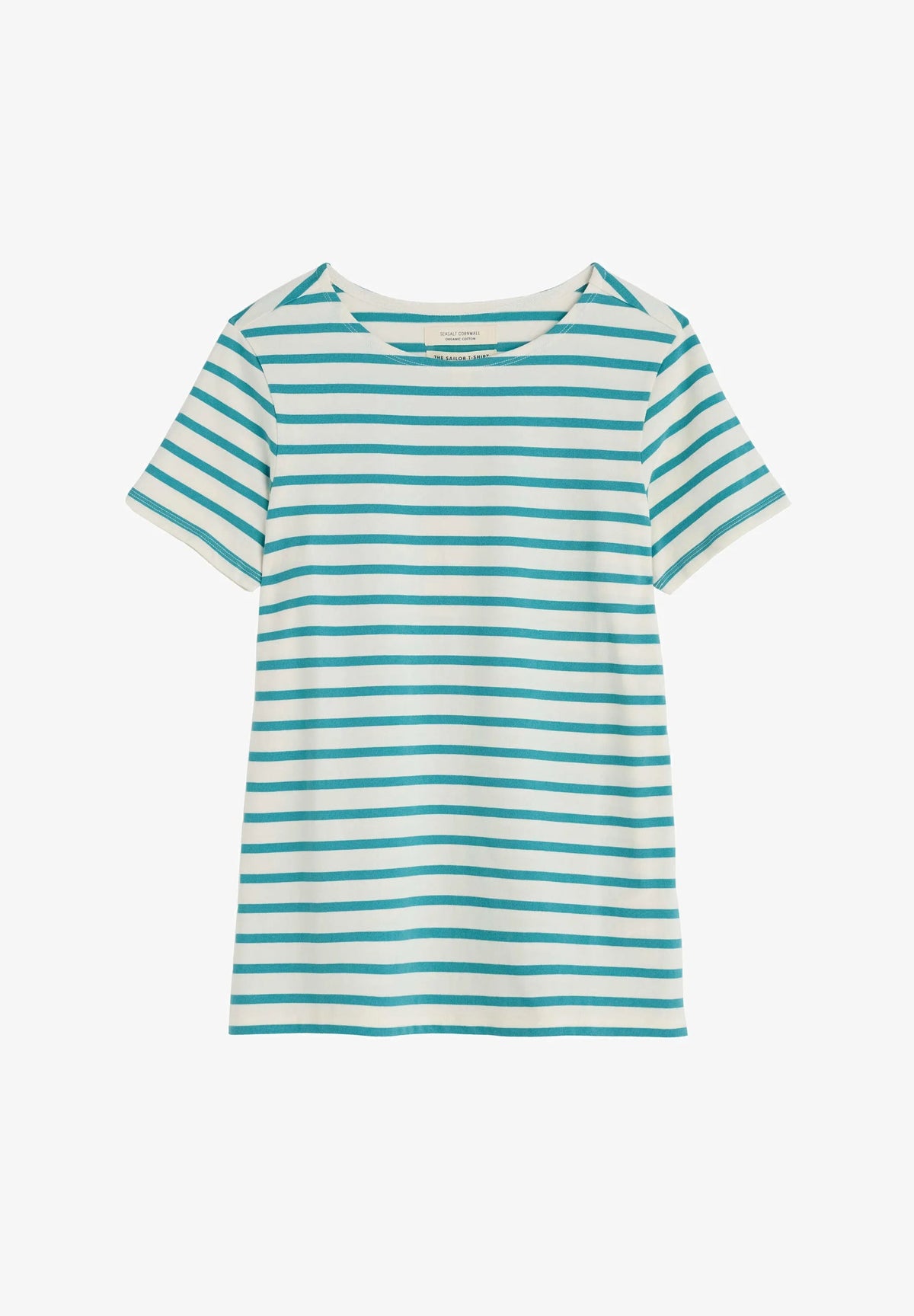 Seasalt Cornwall - ‘Sailor’ T-Shirt - Breton Chalk Tidal