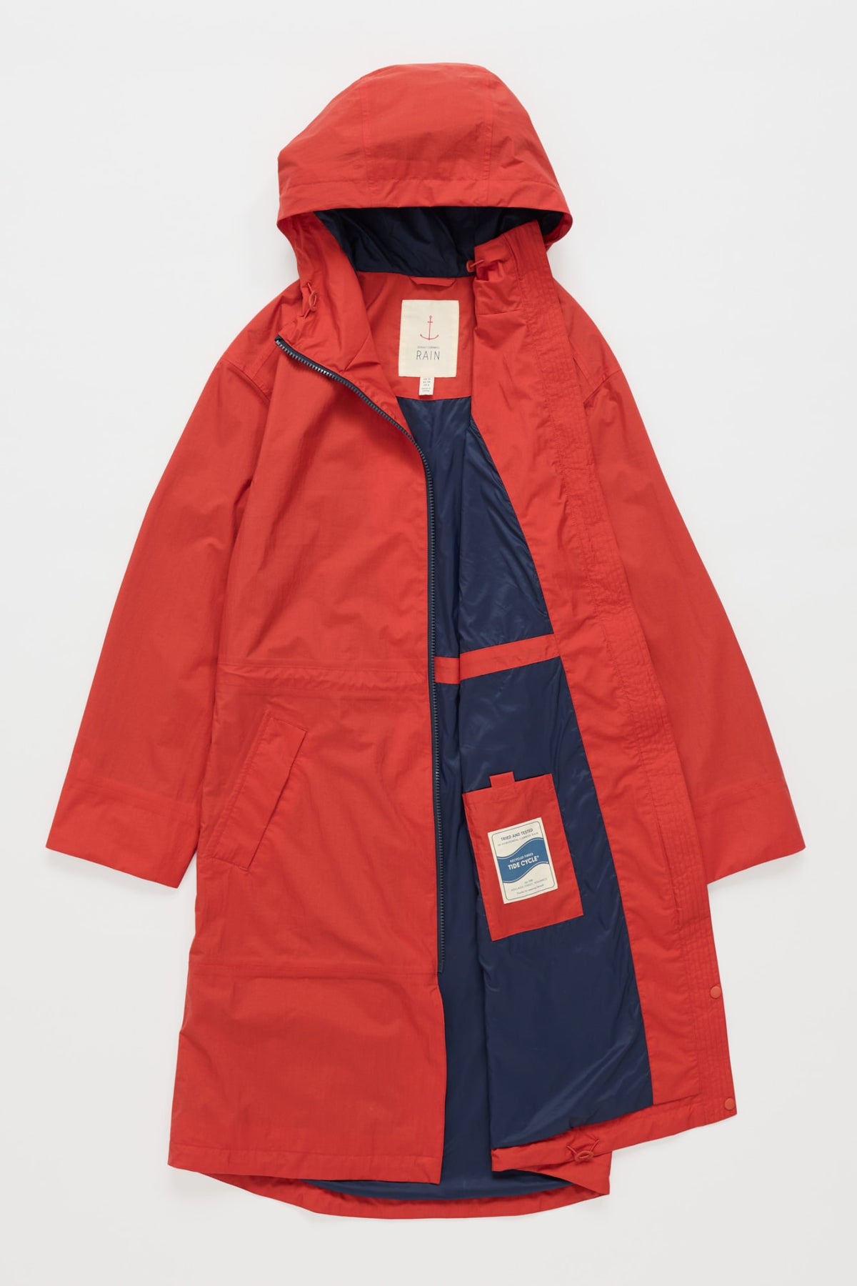 Seasalt Cornwall - ‘Mistborne’ Waterproof Coat - Dark Cinnamon
