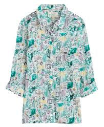 Seasalt Cornwall - ‘Larissa’ Shirt - Garden Studio Sketch Chalk