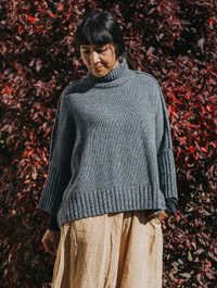 Montaigne - Balmain - Pure New Zealand Lambswool Roll Neck Sweater