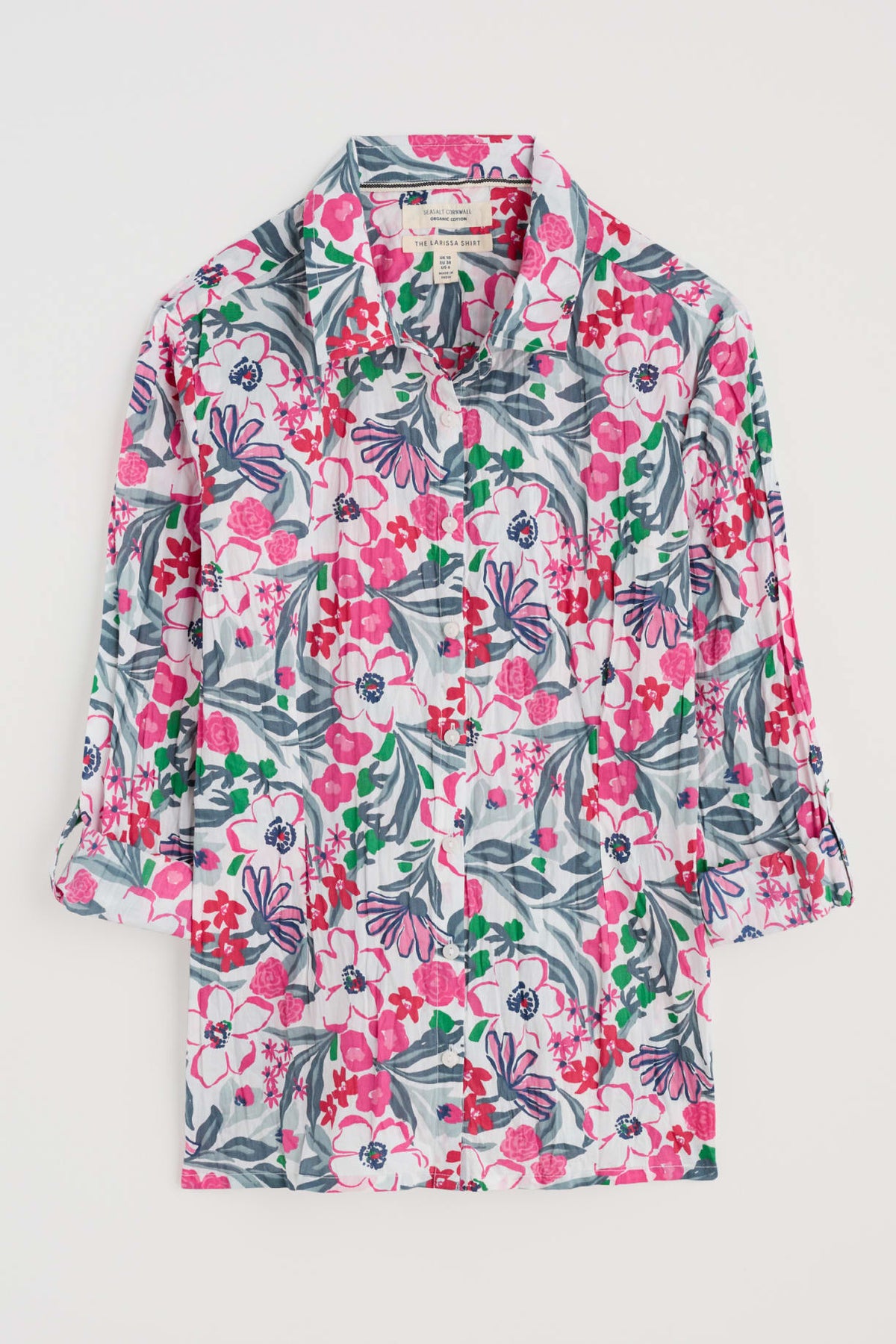 Seasalt Cornwall - ‘Larissa’ Shirt - Garden Flowers Tulip