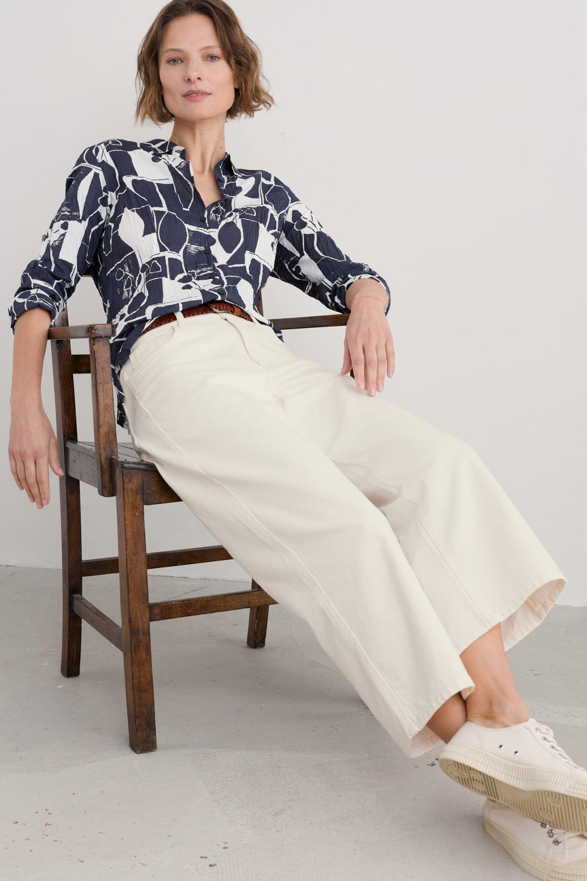 Seasalt Cornwall - ‘Larissa’ Shirt - Window Painting Maritime