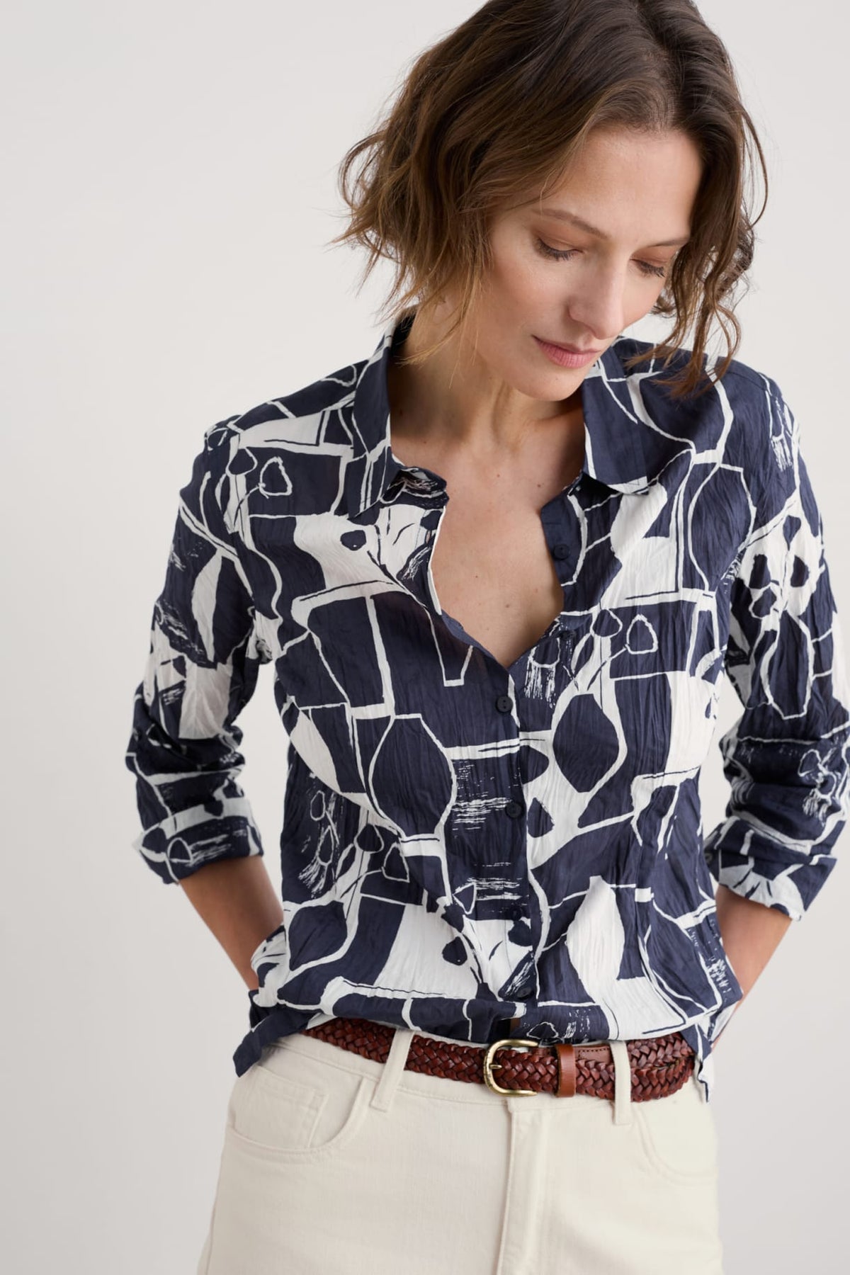 Seasalt Cornwall - ‘Larissa’ Shirt - Window Painting Maritime
