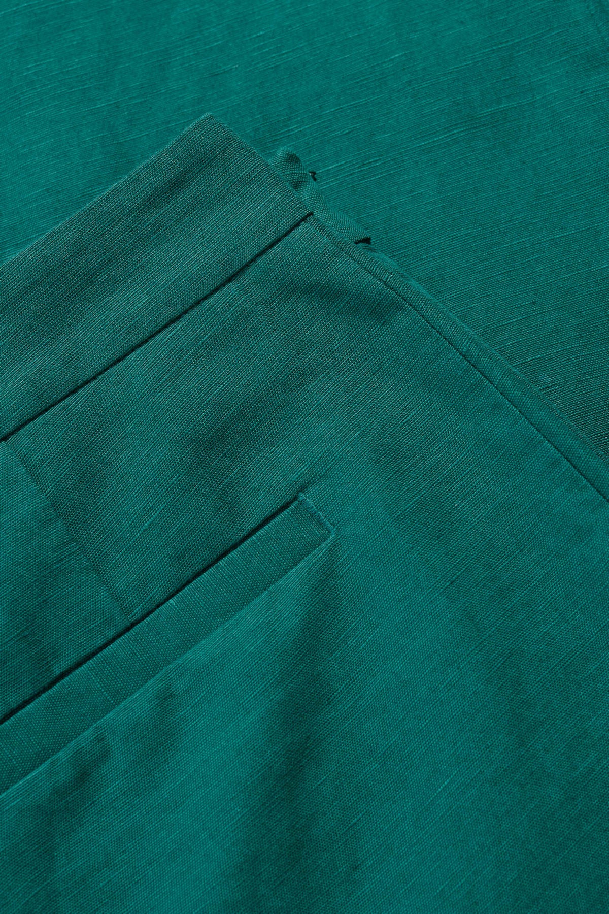 Seasalt Cornwall - ‘Westlin’ Straight Leg Suit Trousers - Pine Shoots