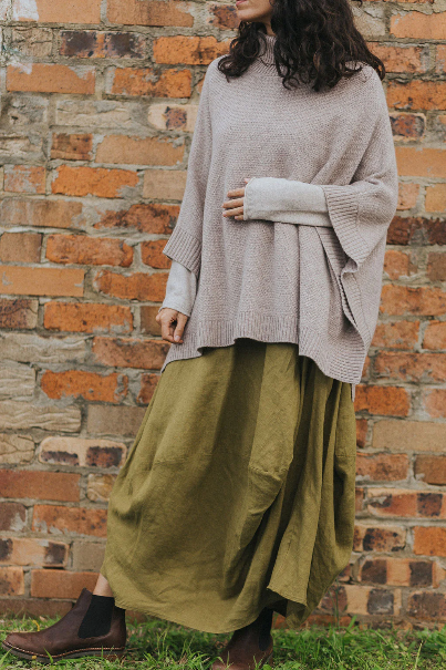Montaigne - Agnès - 100% New Zealand Lambswool Poncho - 117