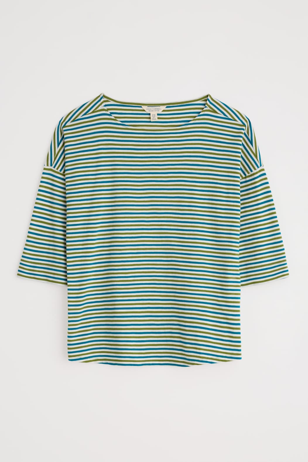 Seasalt Cornwall - ‘Tremayne Quay’ Jersey Top - Pellitras Dark citron