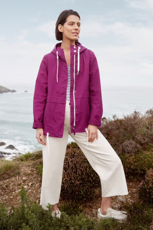 Seasalt Cornwall ‘Blue Depth’ Jacket - Cassis