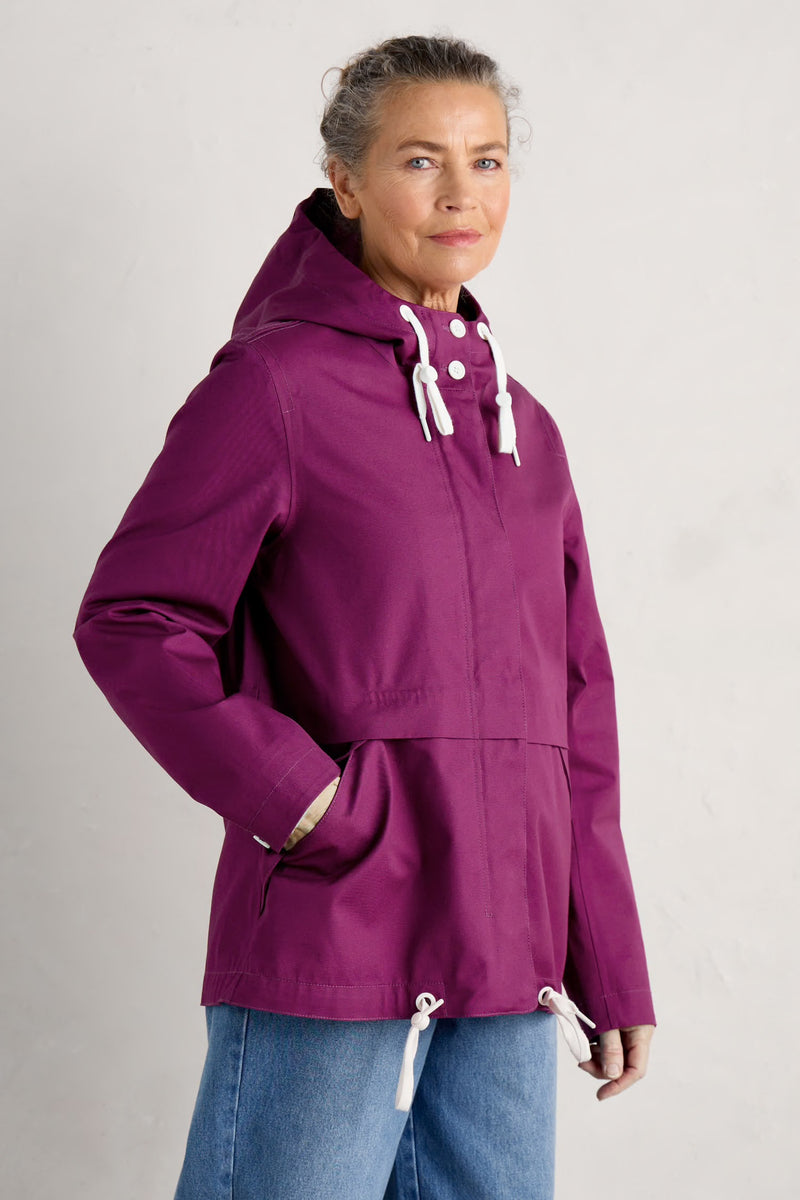 Seasalt Cornwall ‘Blue Depth’ Jacket - Cassis