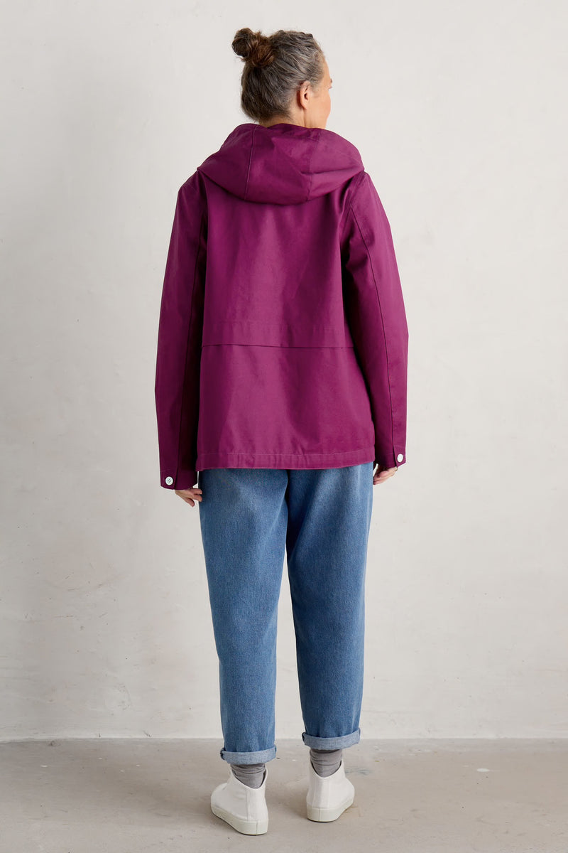 Seasalt Cornwall ‘Blue Depth’ Jacket - Cassis