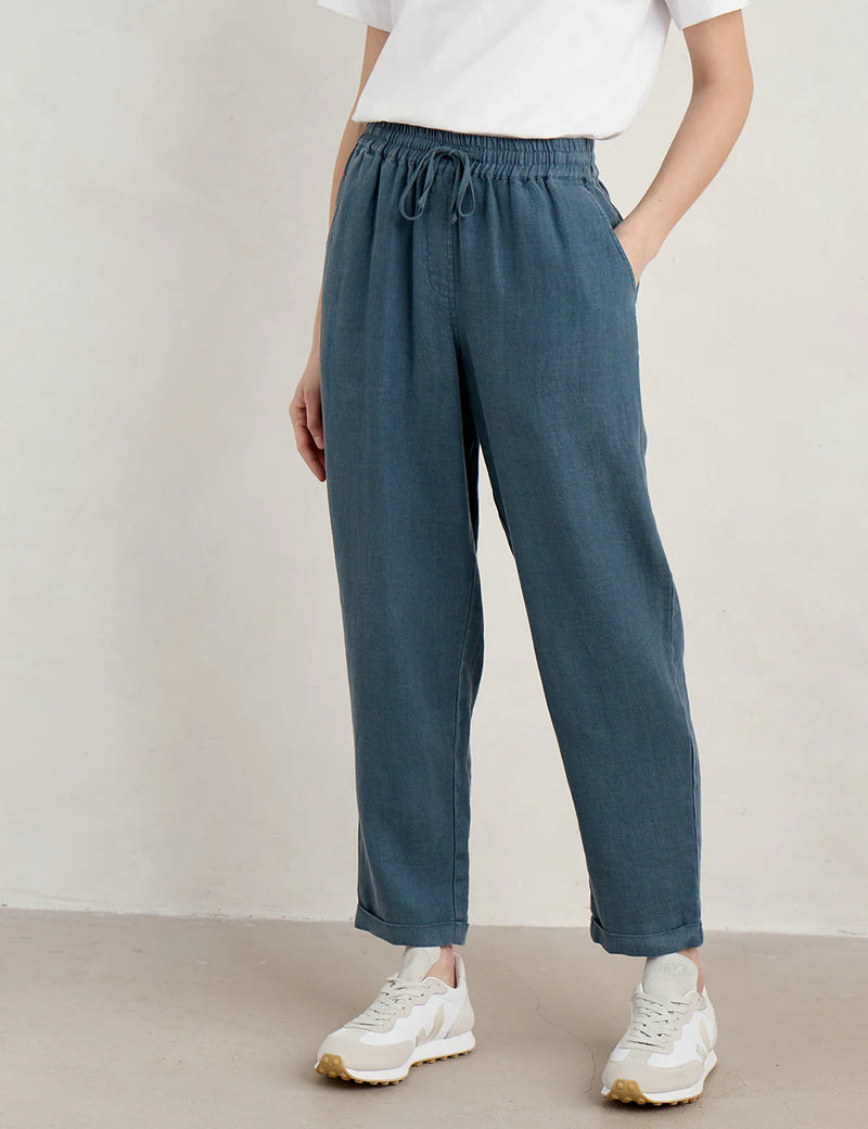 Seasalt Cornwall ‘Dipping Sun’ Trousers - Light Squid