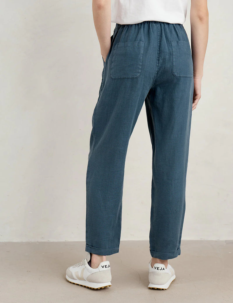 Seasalt Cornwall ‘Dipping Sun’ Trousers - Light Squid