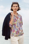 Seasalt Cornwall Larissa Shirt - Lino Foxglove Chalk