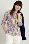 Seasalt Cornwall Larissa Shirt - Lino Foxglove Chalk