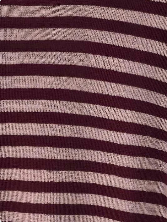 Montaigne - 100% Australian Merino Wool Knit Top Spencer - Stripe