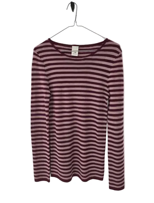 Montaigne - 100% Australian Merino Wool Knit Top Spencer - Stripe