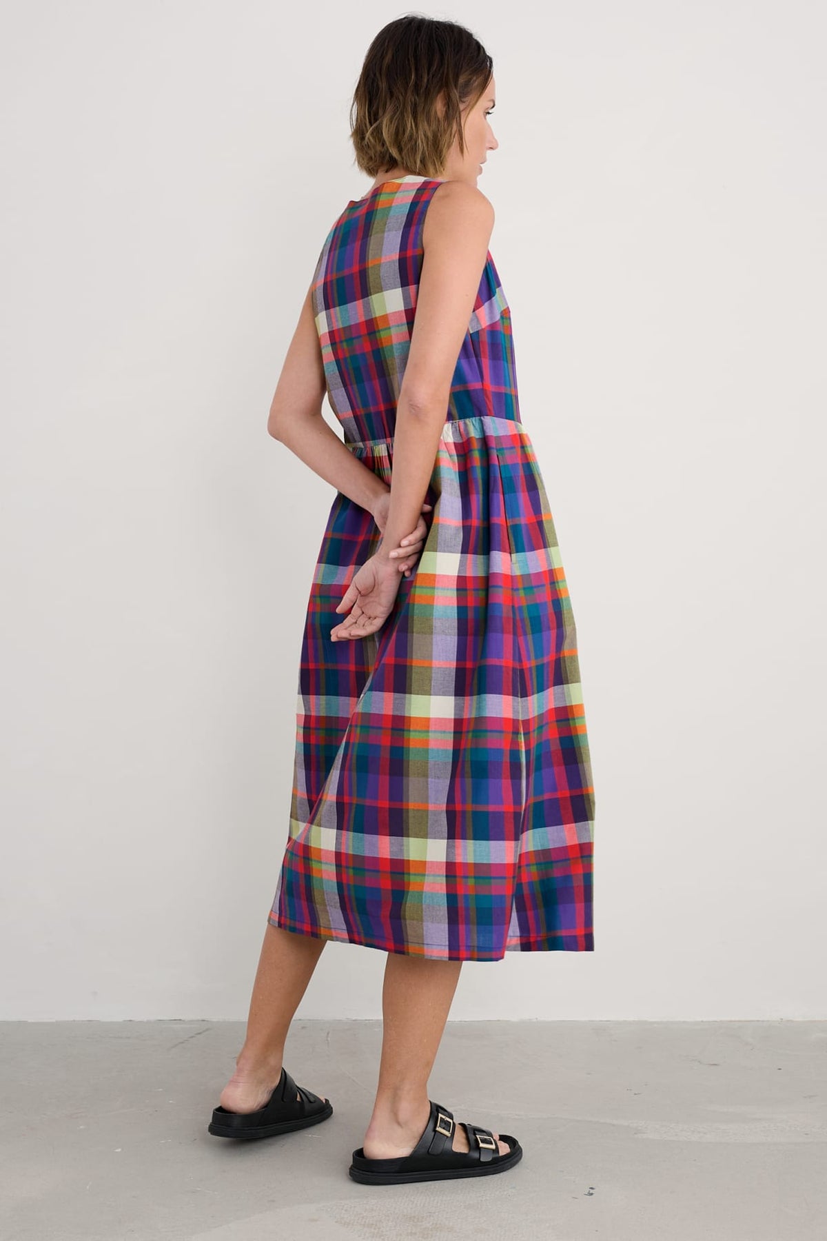 Seasalt Cornwall - ‘Lowland Heather’ Dress - Florabunda Multi Damson