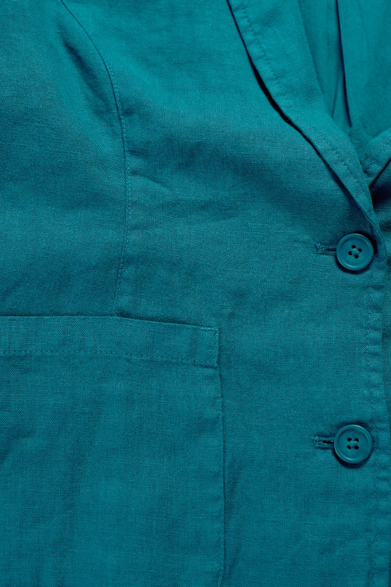 Seasalt Cornwall - ‘Blinker’ Linen Blazer - Dark Drift