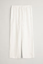 Seasalt Cornwall ‘Tide Flow’ Wide Leg Linen Trouser - Chalk