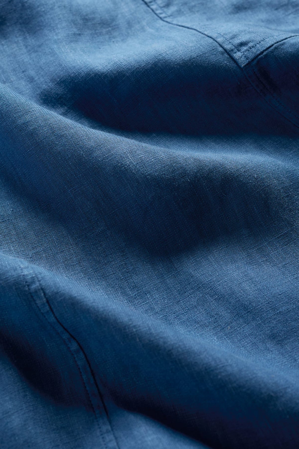 Seasalt Cornwall - ‘Grass Wave’ Sleeveless Linen Dress - Sailor