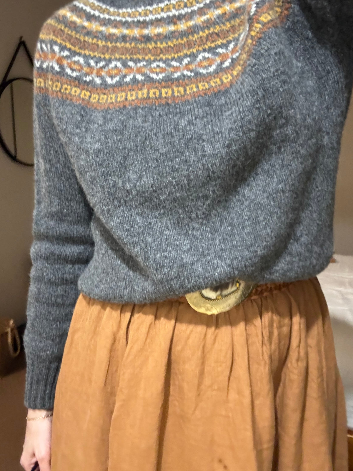 Harley of Scotland - Fair Isle Jumper - Basalt 25