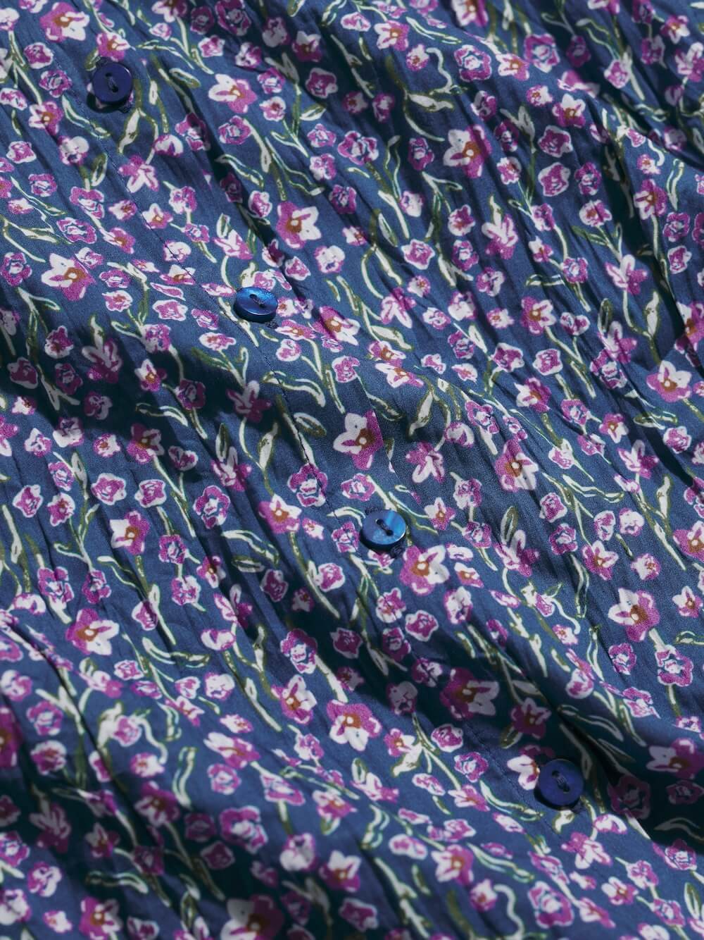 Seasalt Cornwall - Organic Cotton Larissa Shirt - Flax Flower Bright Orchid