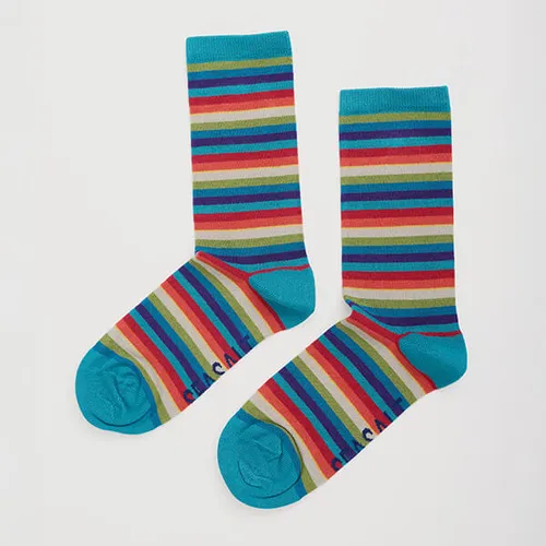Seasalt Cornwall - Women's Sailor Socks - Playwork Azurite Mix