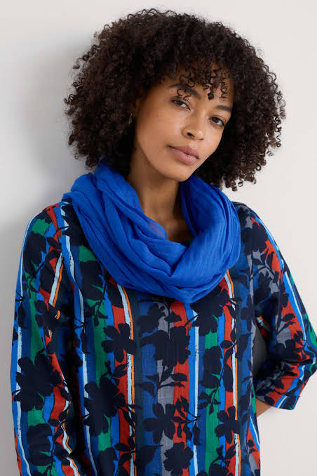 Seasalt Cornwall - 'Pretty Circle' Scarf - Splash