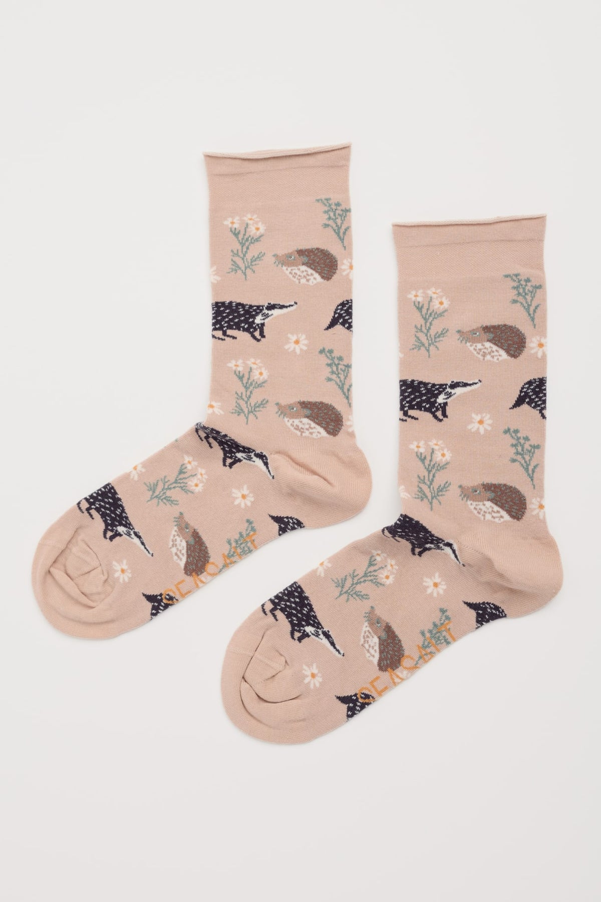 Seasalt Cornwall - Women's Arty Socks - Woodland Floor Almond