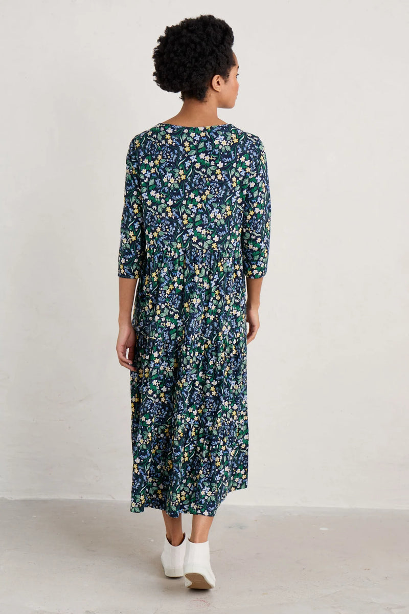 Seasalt Cornwall ‘Line Strokes’ Dress - Woodland Carpet Maritime