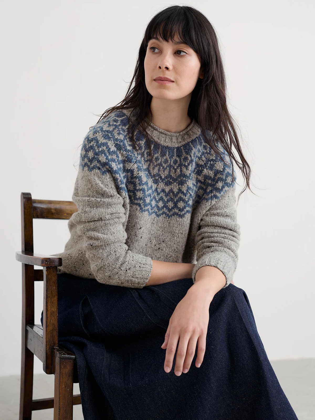 Seasalt Cornwall - Port Kinnis - Merino Blend Jumper - Wag Tail Tor Shore