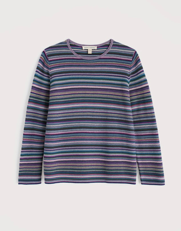 Seasalt Cornwall - Makers - Cotton Jumper - Grape Thistle Mix