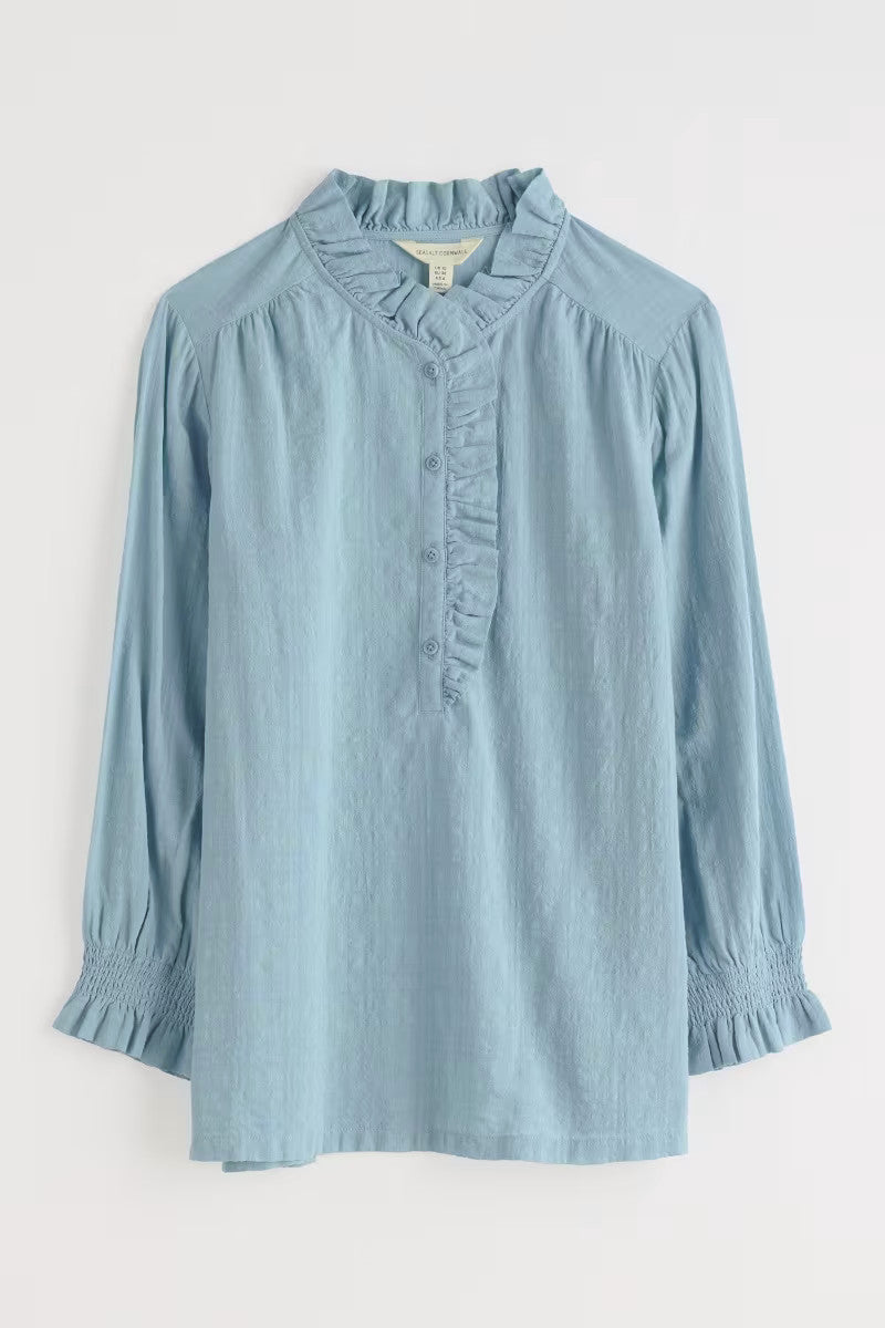 Seasalt Cornwall - ‘Feather Star’ Top - Mist
