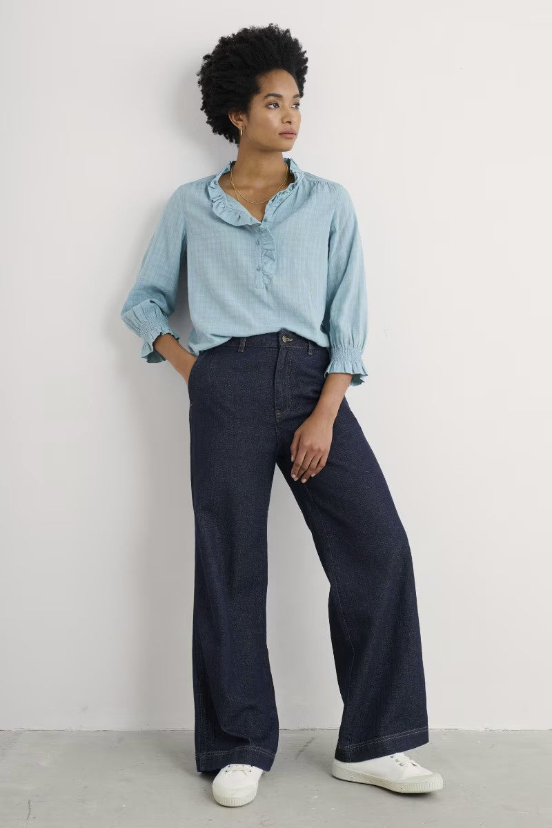 Seasalt Cornwall - ‘Feather Star’ Top - Mist