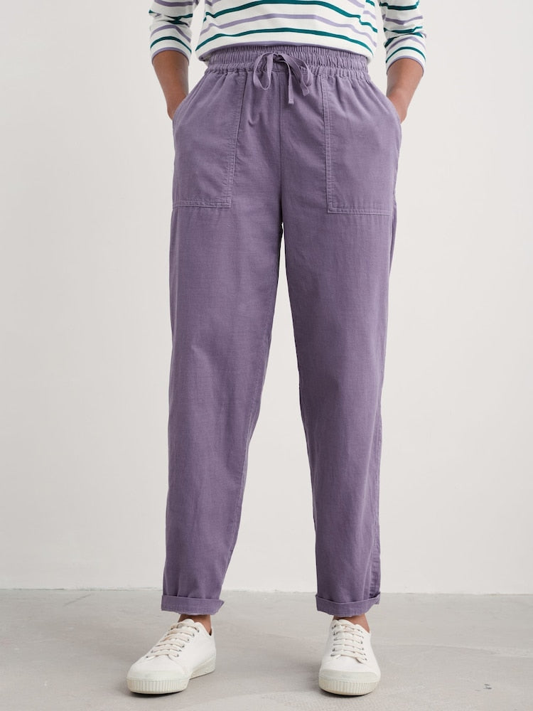Seasalt Cornwall - 'Dayby' Cord Trousers - Echium