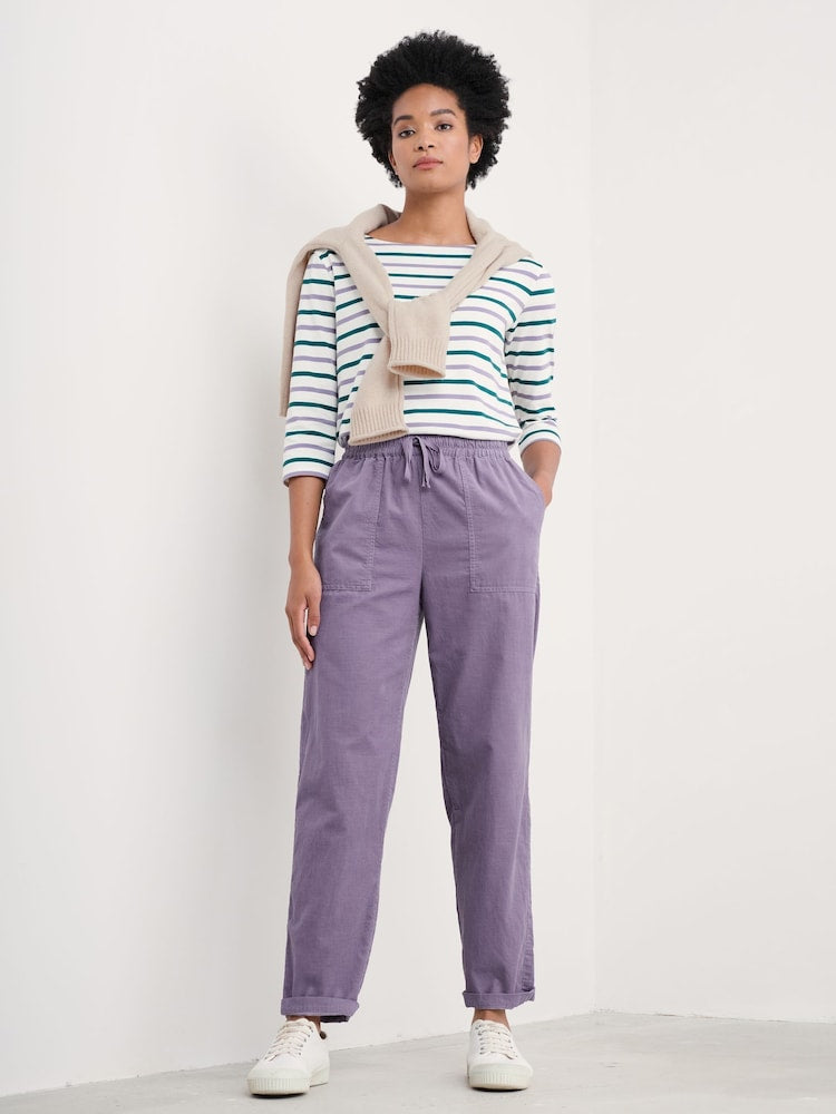 Seasalt Cornwall - 'Dayby' Cord Trousers - Echium
