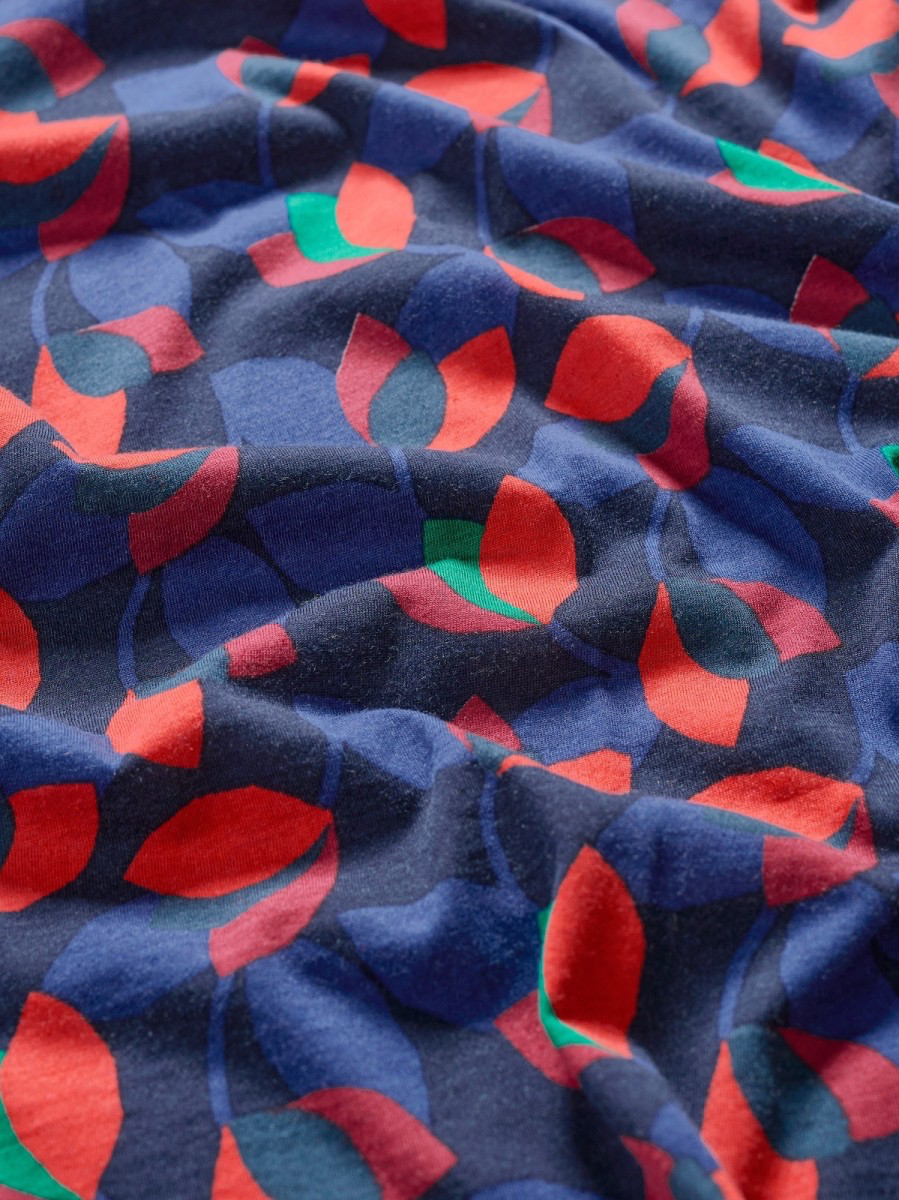 Seasalt Cornwall - ‘Risso’ Top - Layered Tulip Tomato
