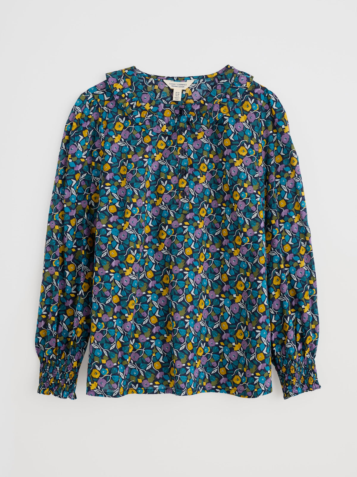 Seasalt Cornwall - ‘Last Leaf’ Top - Zennor Blooms Maritime