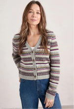 Seasalt Cornwall ‘Lamorna Lane’ Cardigan - Hemmick Aran Multi