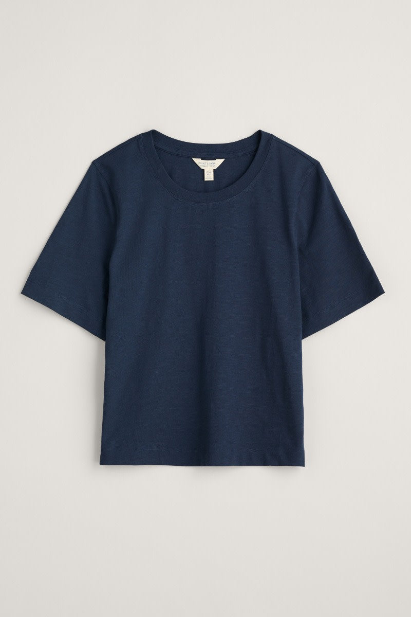 Seasalt Cornwall - Copseland Organic Cotton T-Shirt - Maritime