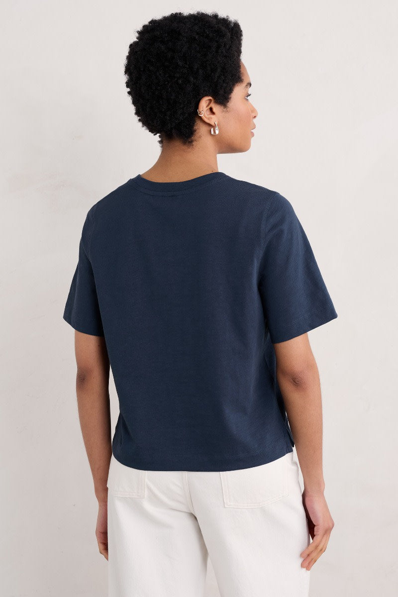 Seasalt Cornwall - Copseland Organic Cotton T-Shirt - Maritime