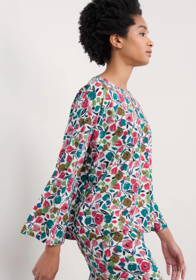 Seasalt Cornwall - ‘Tree Shadow’ PJ Pyjamas - Zennor Blooms Mix