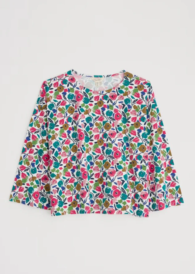 Seasalt Cornwall - ‘Tree Shadow’ PJ Pyjamas - Zennor Blooms Mix