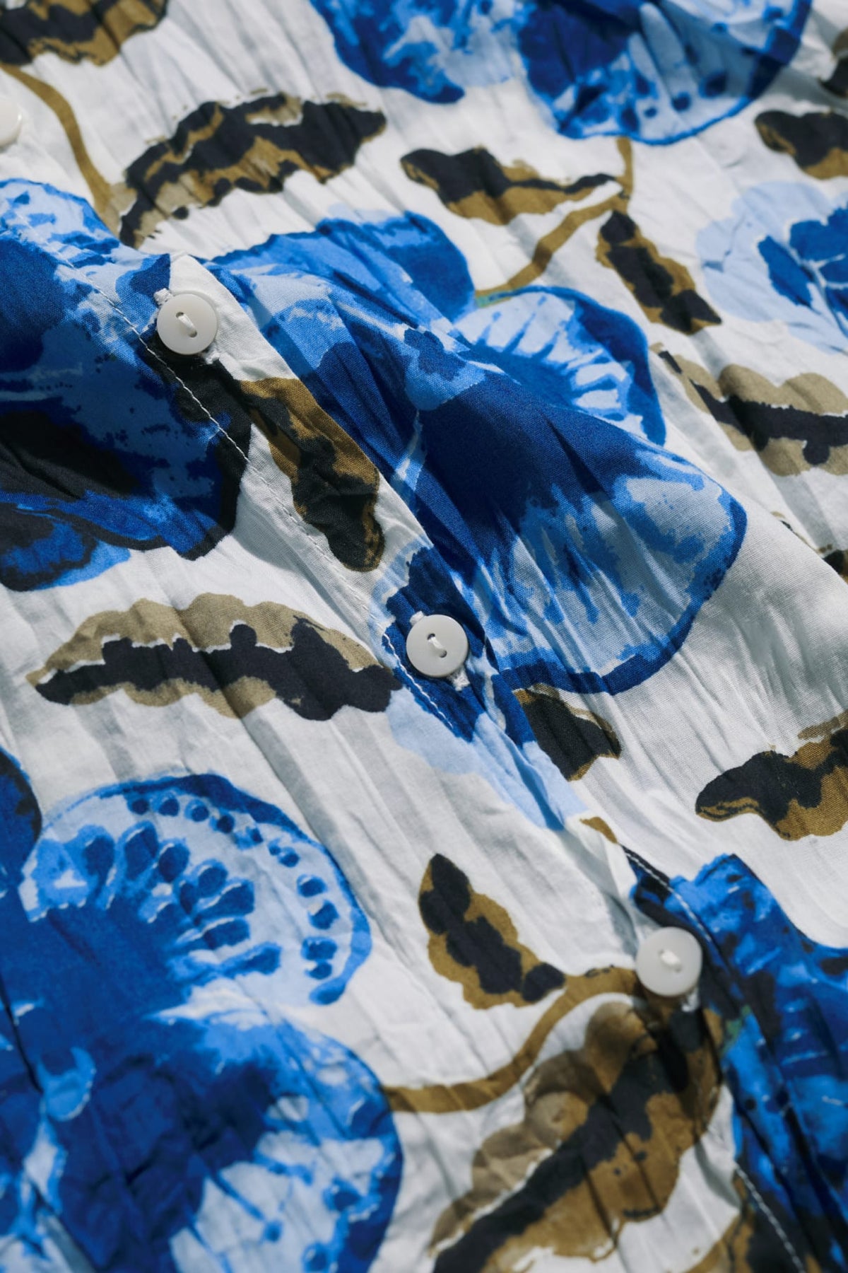 Seasalt Cornwall - Organic Cotton Larissa Shirt - Spring Pansy Chalk